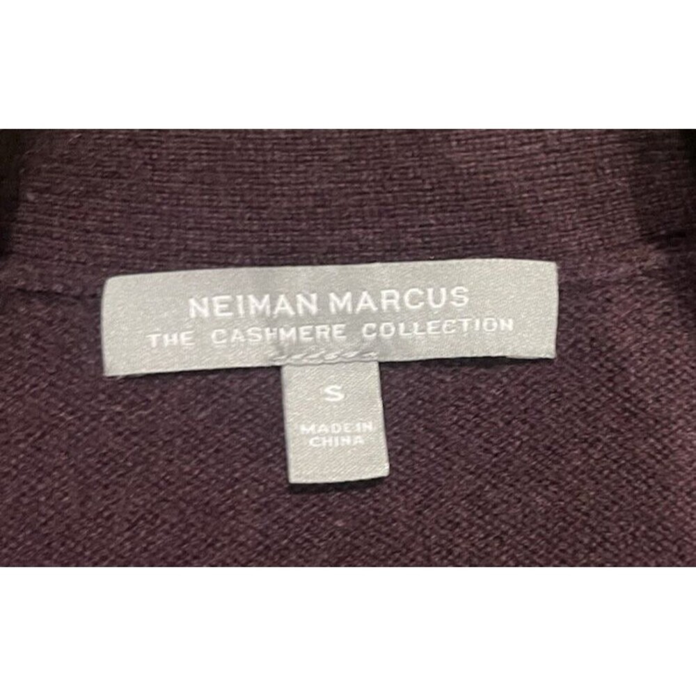 Neiman Marcus The Cashmere Collection  Open Cardigan Sparkle Beaded Sweater sz S - Picture 4 of 8